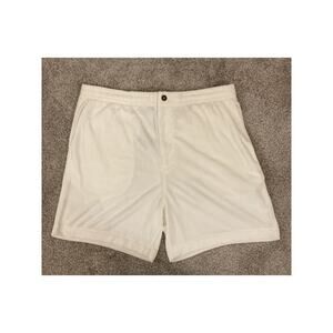 NWT Polo Ralph Lauren White Lux Terry Prep Shorts, sz XL